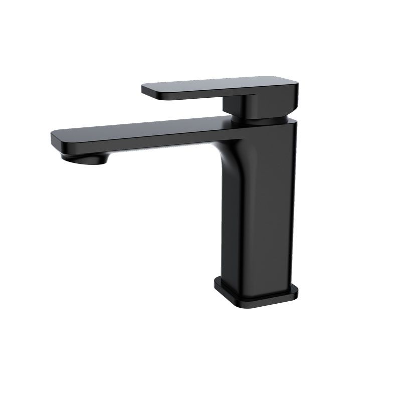 OX0222.BM IVANO Matte Black Square Counter-mounted Basin Mixer