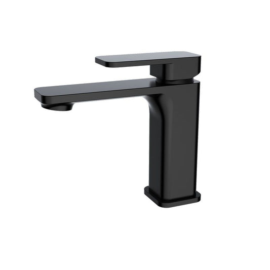 OX0222.BM IVANO Matte Black Square Counter-mounted Basin Mixer