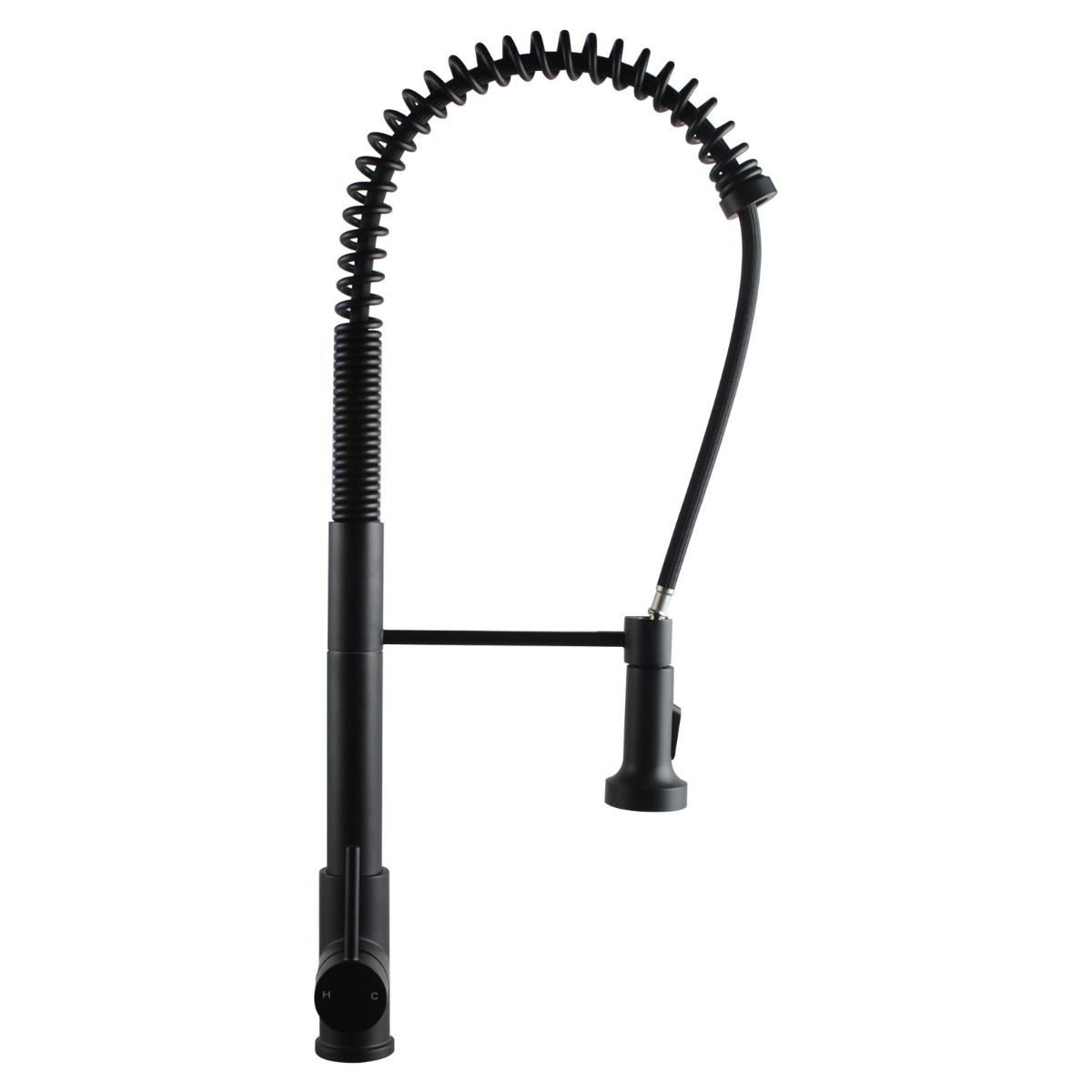 OX1017.KM Matte Black Above Counter Kitchen Mixer