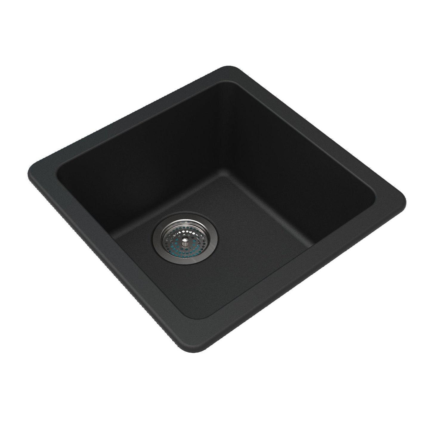OX4242.KS Matte Black Square Top/Undermount Sink