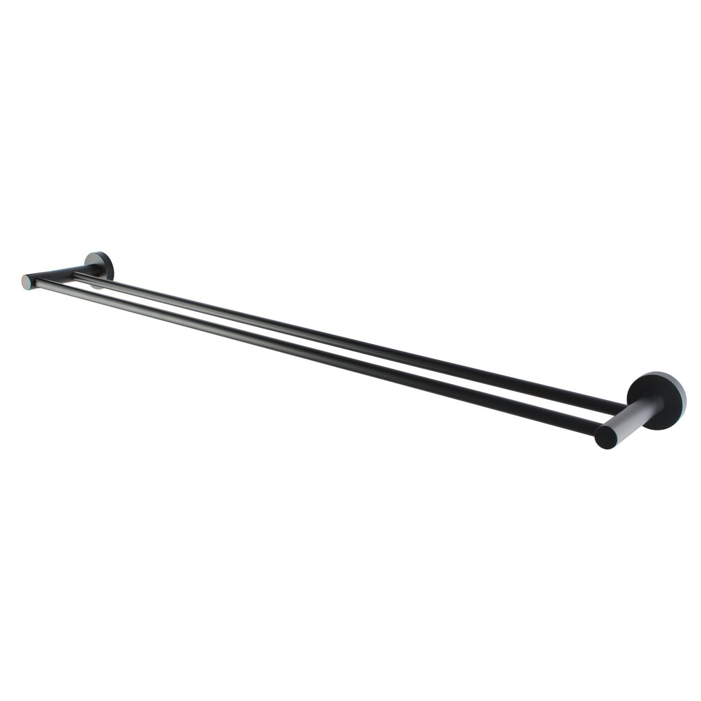 OX6602.TR LUCID PIN Matte Black Round Towel Rack