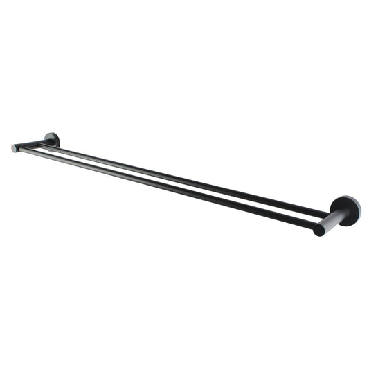 OX6602.TR LUCID PIN Matte Black Round Towel Rack