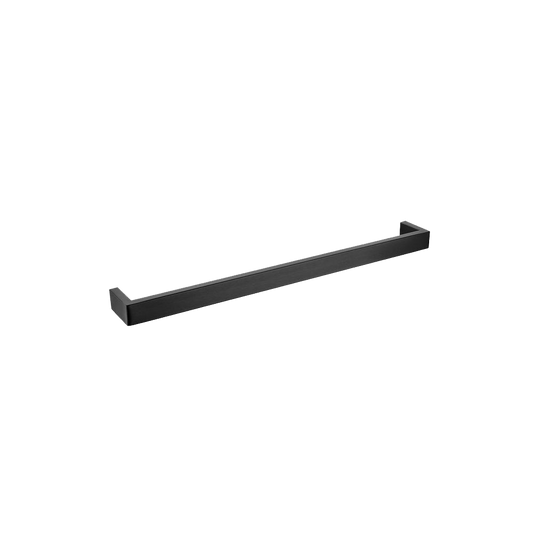 OX7001.TR IVANO Matte Black Square Wall Mounted Towel Rail