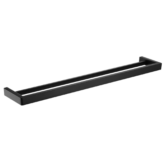 OX7002.8.TR IVANO Matte Black Square Wall Mounted Towel Rail