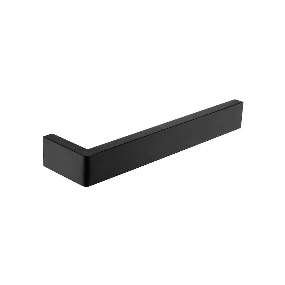 OX7003.TR IVANO Matte Black Square Wall Mounted Towel Ring