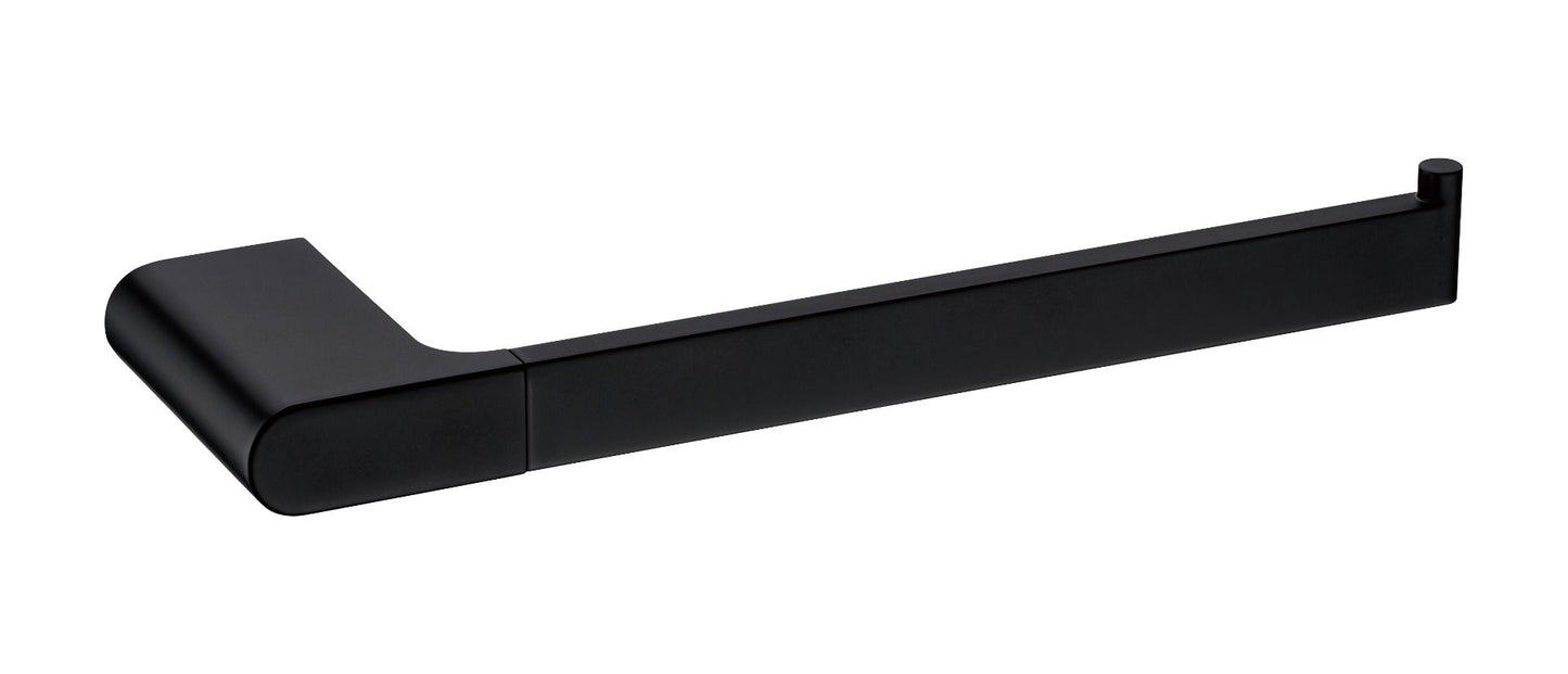 OX8003.TR VOG Matte Black Round Wall Mounted Towel Ring