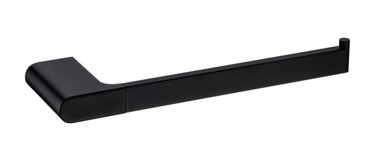 OX8003.TR VOG Matte Black Round Wall Mounted Towel Ring