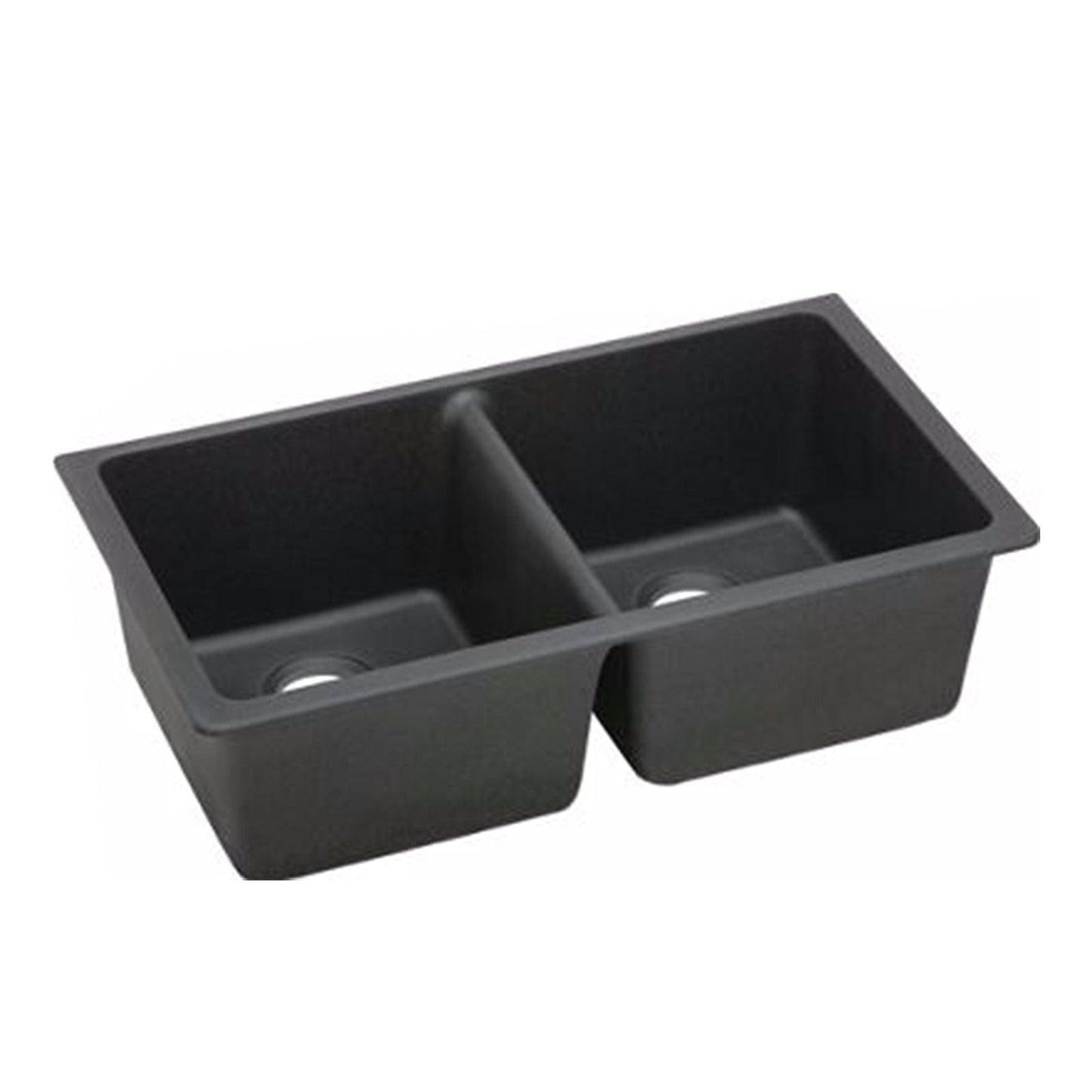 OX8347.KS Matte Black Rectangular Undermount Sink