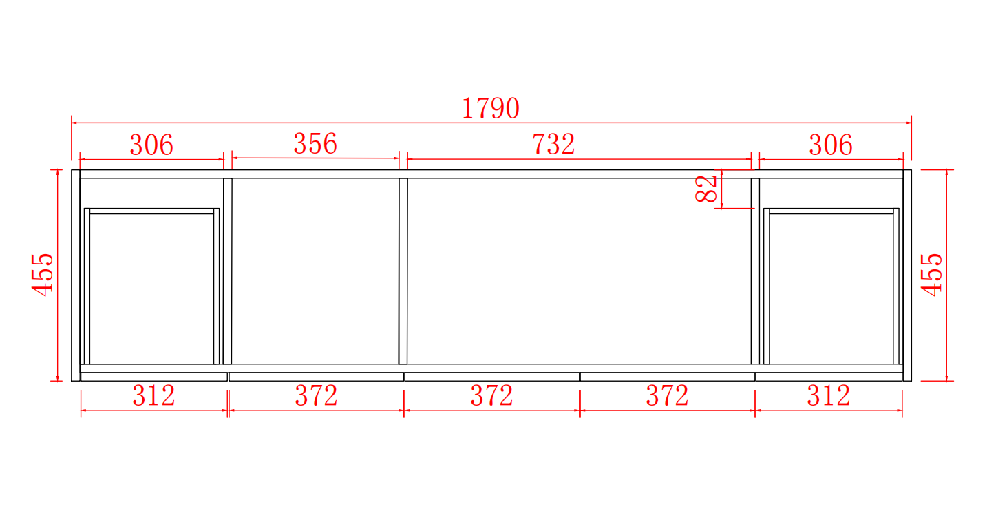 P184WH Polar White Wall hung Vanity