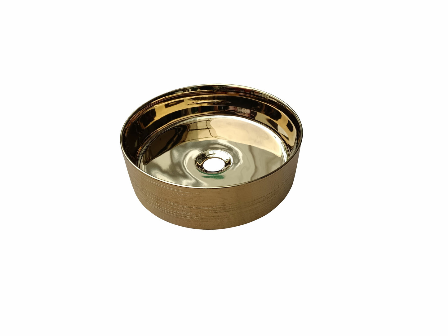 PA3511BG Luna Brushed Gold Above Counter Basin