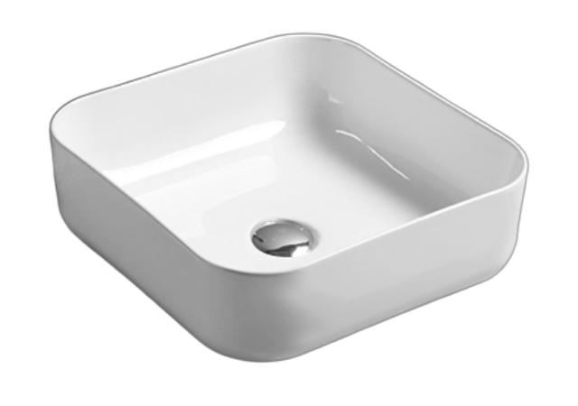 PA3939 Gloss White Square Above Counter Basin