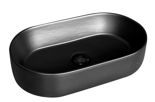 PA5230MB Olivia Matte Black Oval Above Counter Basin
