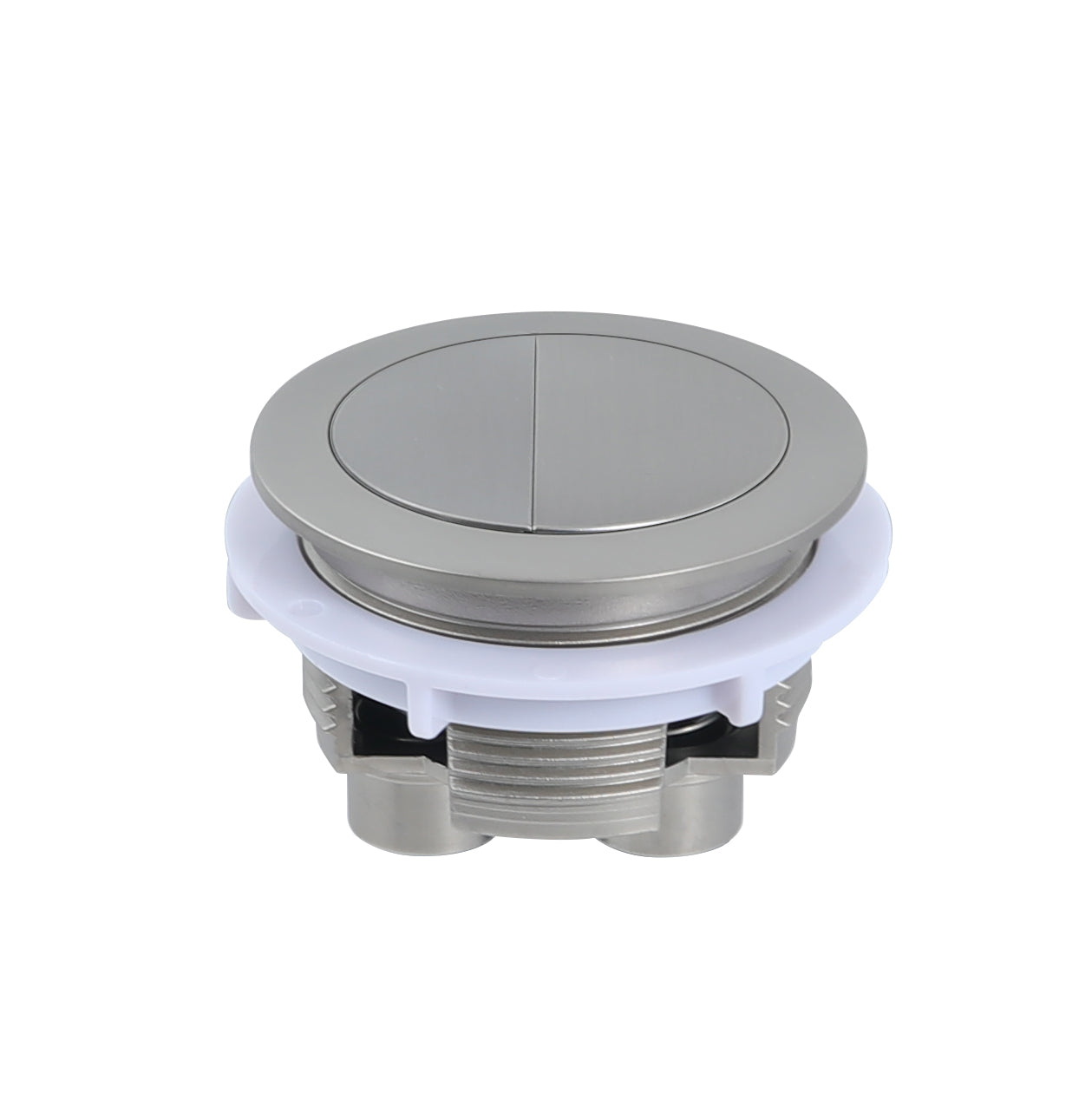 PB-RBN Brushed Nickel Nickel Round Button
