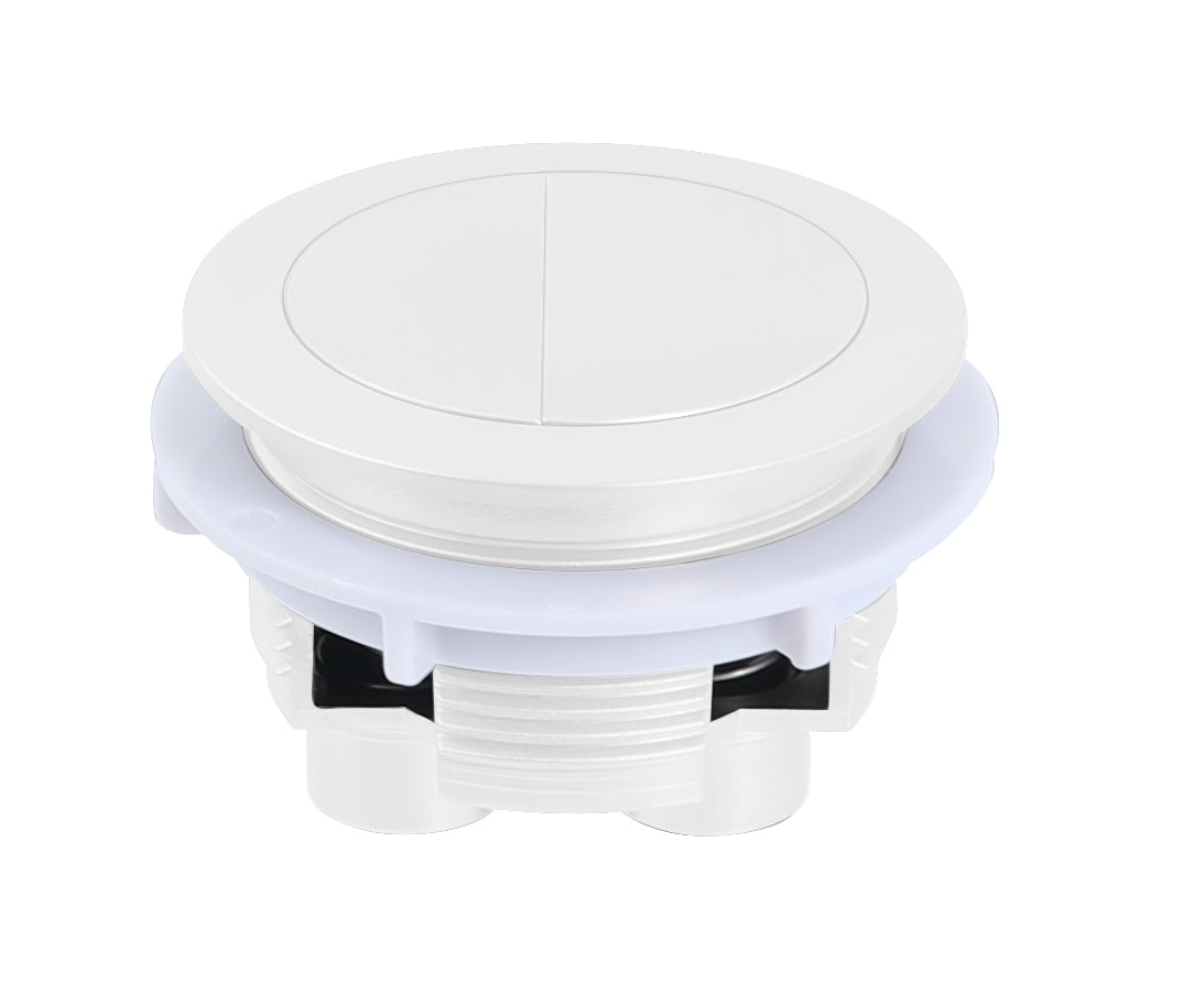 PB-RMW Matte White Round Press Button