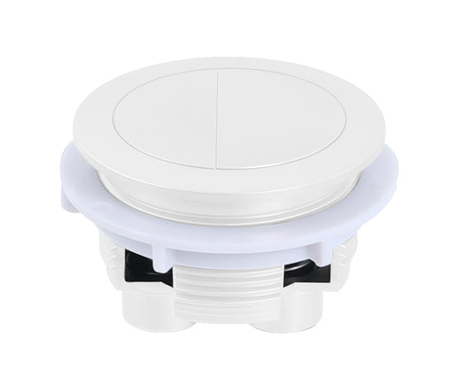 PB-RMW Matte White Round Press Button