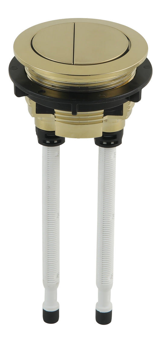 PB-RYG Brushed Yellow Gold Round Press Button