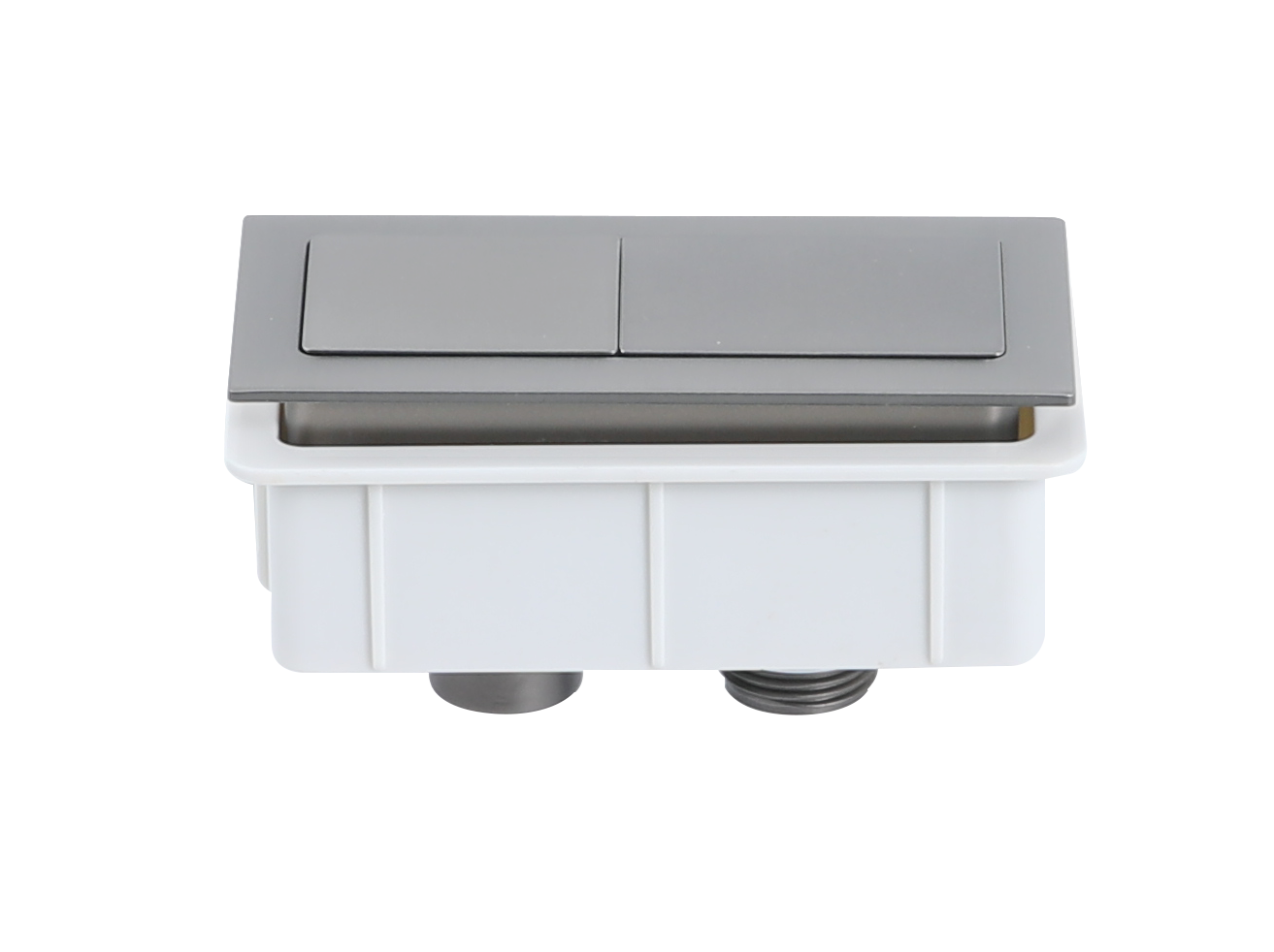 PB-SBN Brushed Nickel Nickel Square Press Button