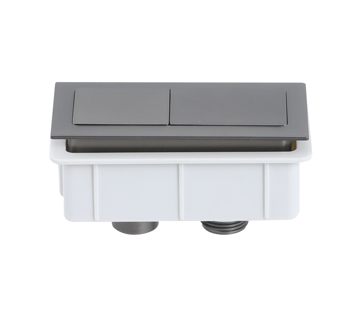 PB-SGM Gum Metal Square Button