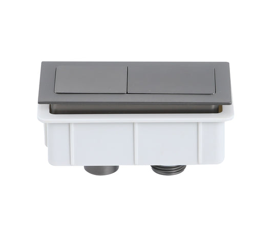 PB-SGM Gum Metal Square Button