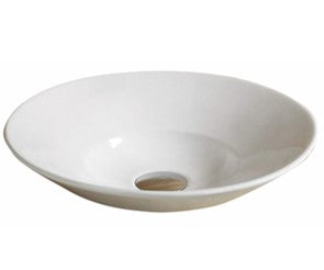 PIS4141R Gloss White Round Semi Recess, Insert Basin