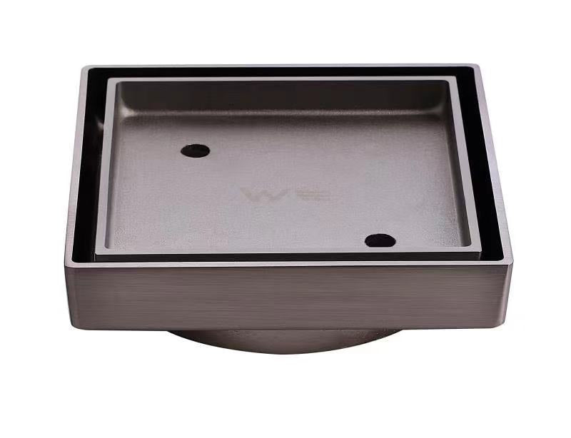 PSF02S-90-GM Gun Metal Floor Waste