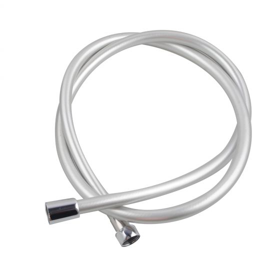 PVC Polished Silver Shower Hose