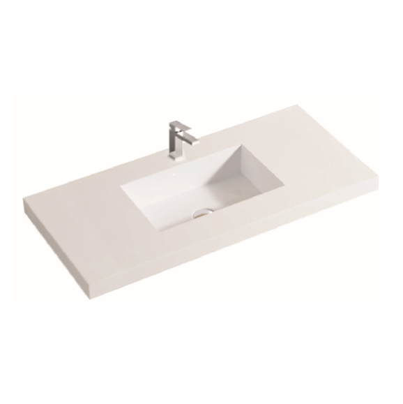 Poly1246B Rectangular Vanity Top