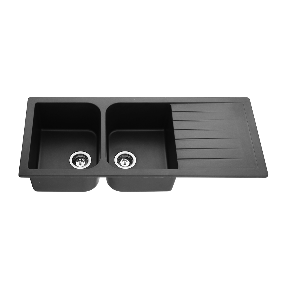 QKS1160D-MB Matte Black Rectangular Top/Undermount Sink