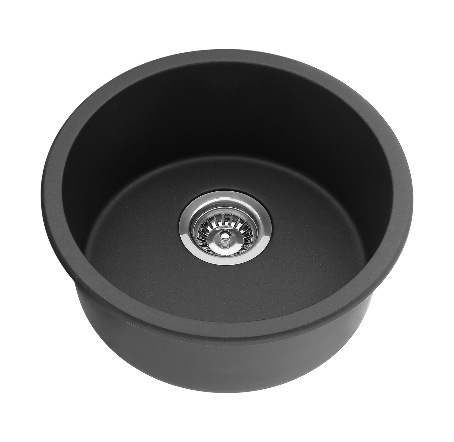 QKS4141-MB Matte Black Square Undermount Sink