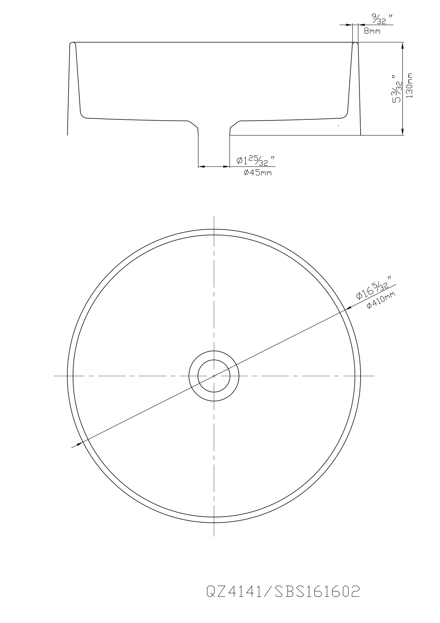 QKS4141-MB Matte Black Square Undermount Sink