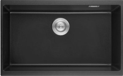 QKS8145-MB Matte Black Rectangular Undermount Sink