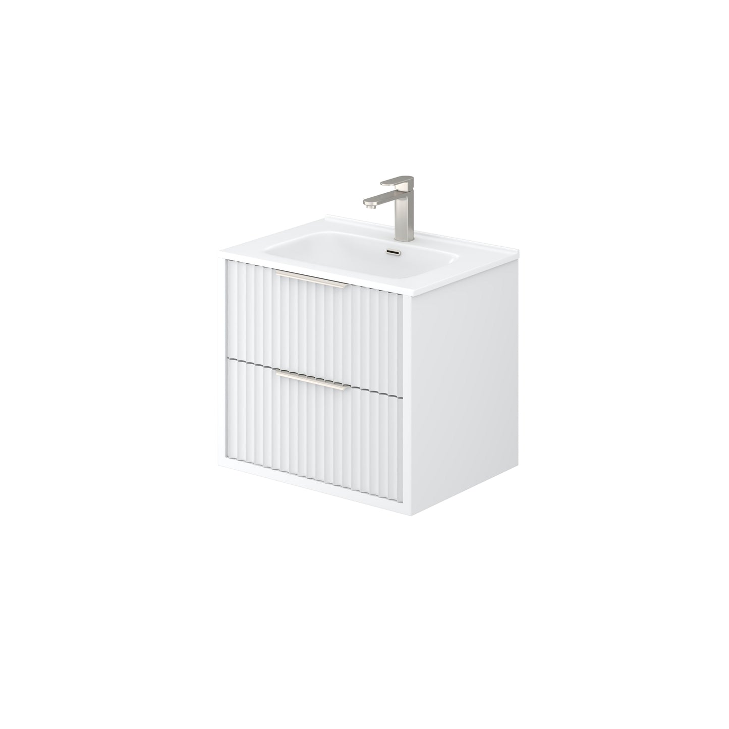 ROM64W-MW Rome Matte White Wall Mounted Cabinet