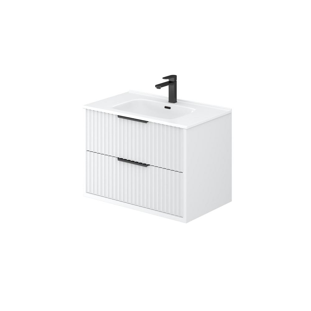 ROM74W-MW Rome Matte White Wall hung Cabinet
