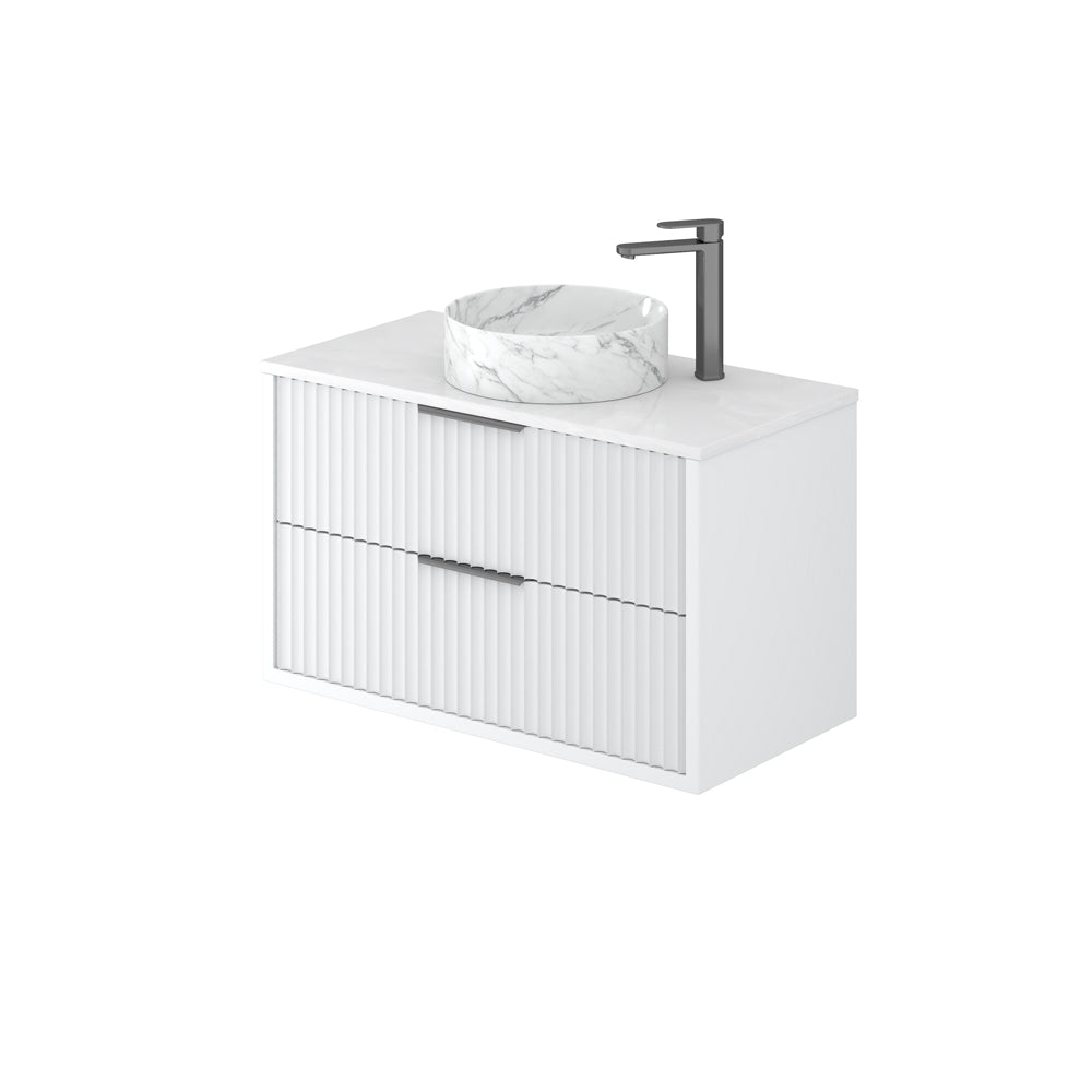 ROM94W-MW Rome Matte White Wall hung Cabinet