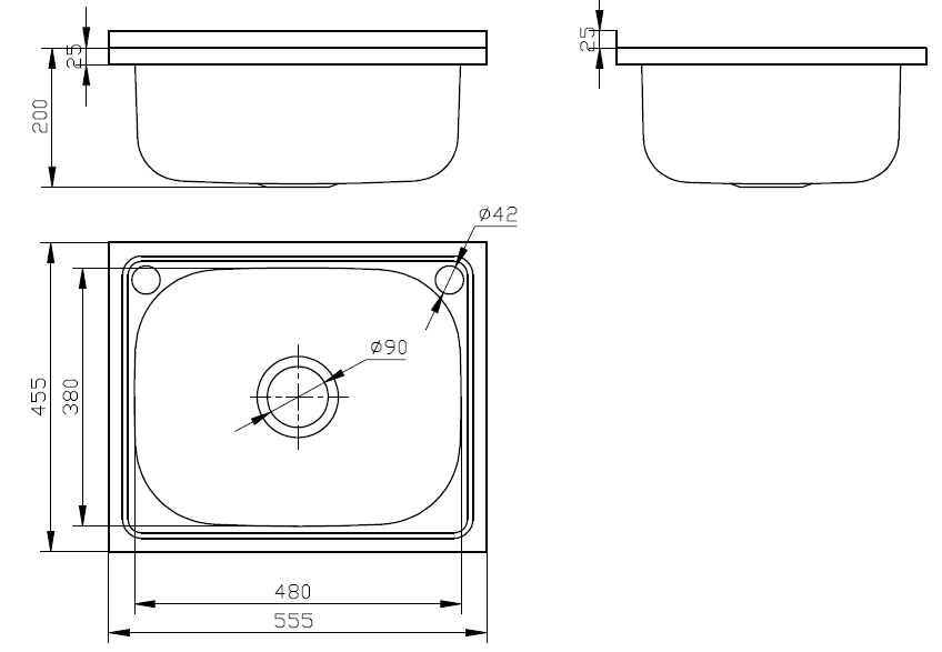SLT555 Free Standing Laundry Tub