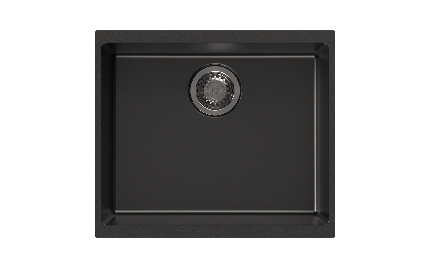 TWM-EN100S Enigma Matte Black Rectangular Top/Undermount/Flush mount Sink