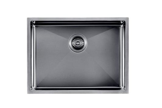 TWM10B Matte Gunmetal Grey Rectangular Top/Undermount/Flush mount Sink