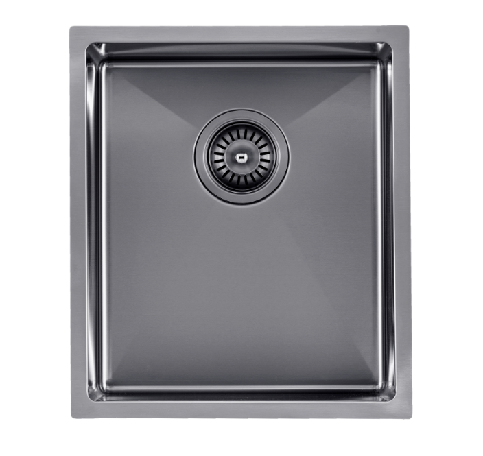 TWM12B Brushed Silver Rectangular Top/Undermount/Flush mount Sink