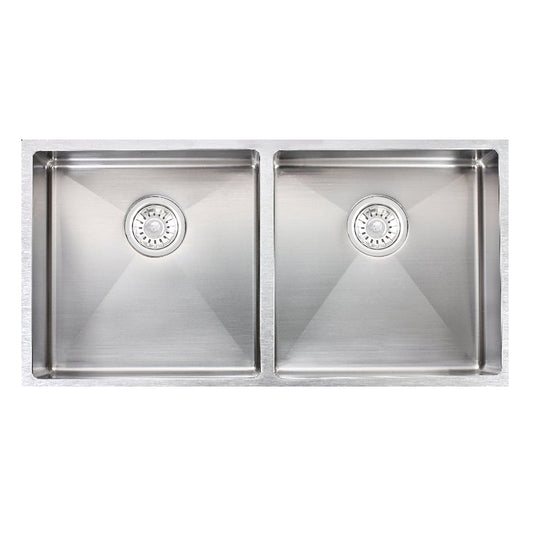 TWM2 Brushed Silver Round Top/Undermount Sink