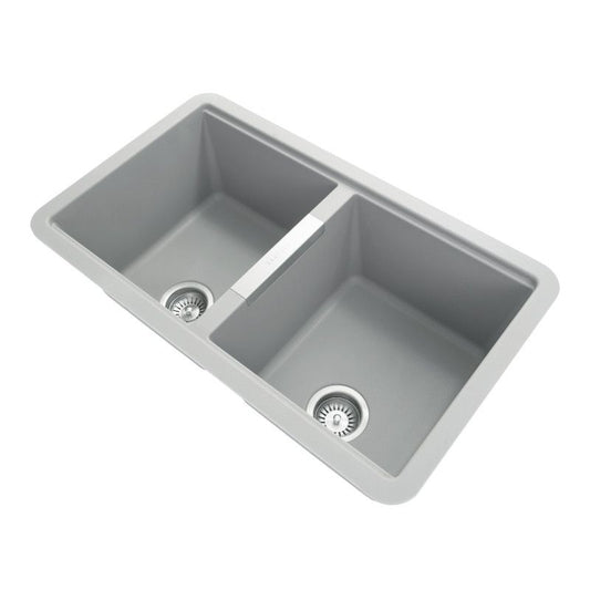 TWM3322-G Matte Grey Rectangular Top/Undermount/Flush mount Sink