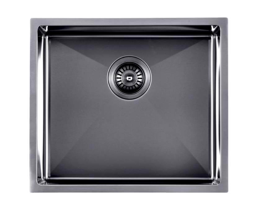 TWM5B Matte Gun Metal Grey Rectangular Top/Undermount Sink