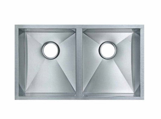 TWM6 Brushed Silver Top/Undermount/Flush mount Kitchen Sink