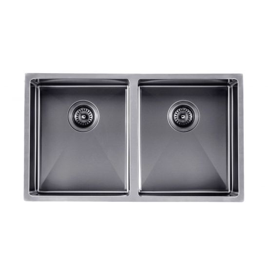 TWM6B Matte Gunmetal Grey Rectangular Top/Undermount/Flush mount Sink