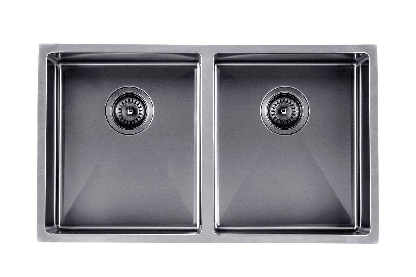 TWM7B Brushed Gunmetal Grey Rectangular Top/Undermount/Flush mount Sink