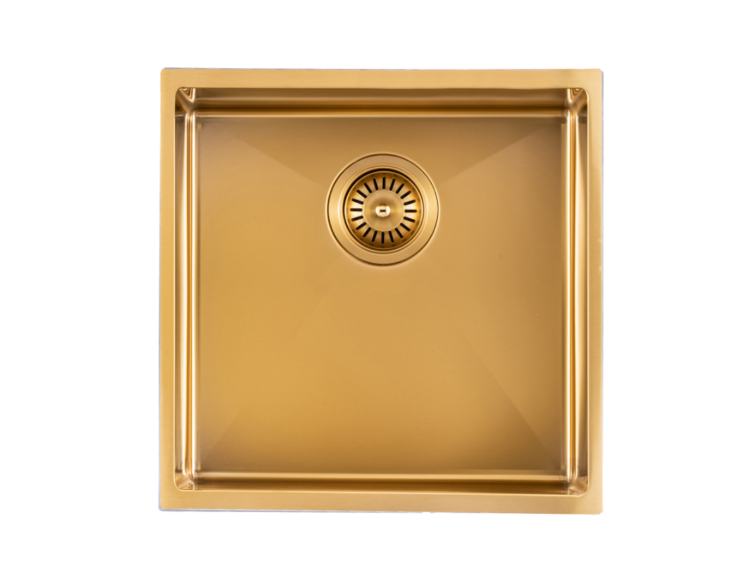 TWM8G Brushed Gold Square Top/Undermount/Flush mount Sink