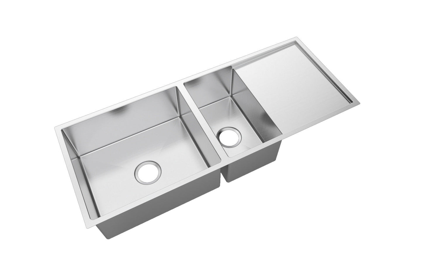 TWM9.2 Satin Chrome Rectangular Top/Undermount/Flush mount Sink