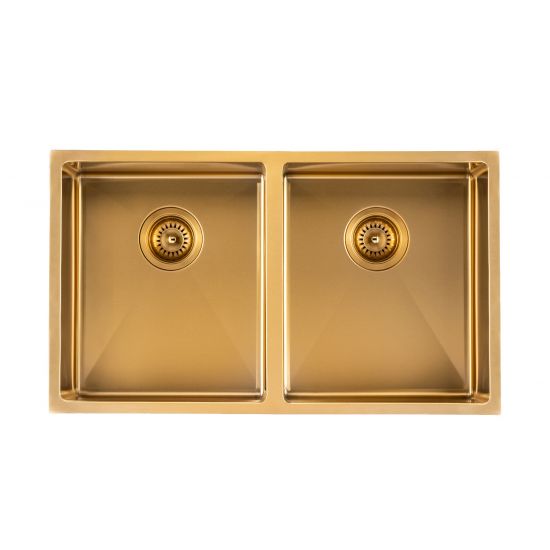 TWM9.2 TWM Brushed Yellow Gold Top/Undermount/Flush mount Sink