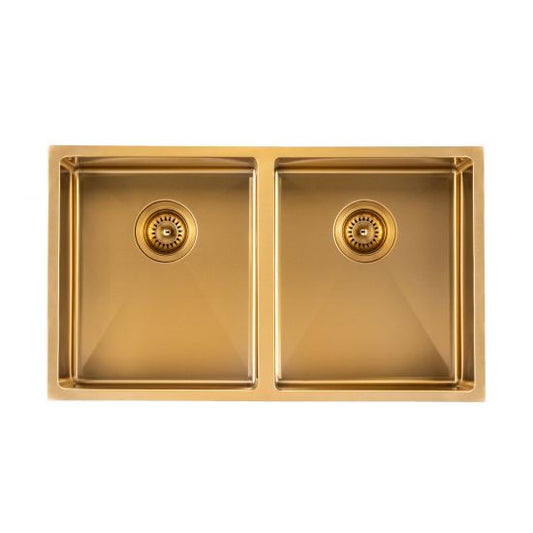 TWM9.2 TWM Brushed Yellow Gold Top/Undermount/Flush mount Sink