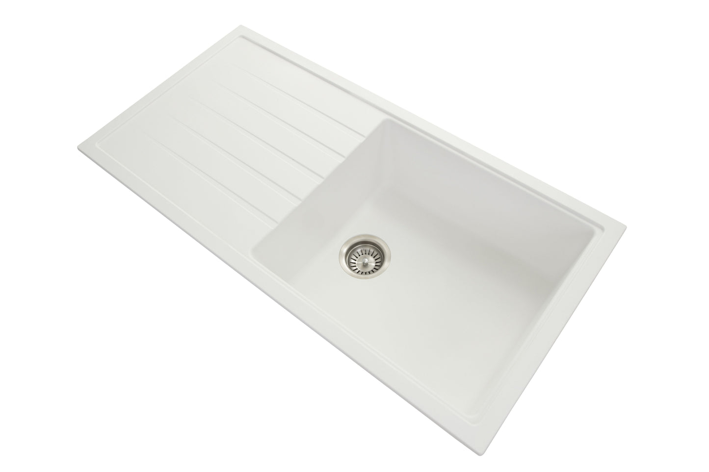 TWMD-100LW Matte Black Rectangular Top/Undermount/Flush mount Sink