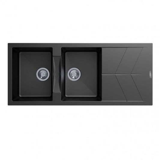 TWMD-200J Jazz Matte Black Rectangular Top/Undermount/Flush mount Sink